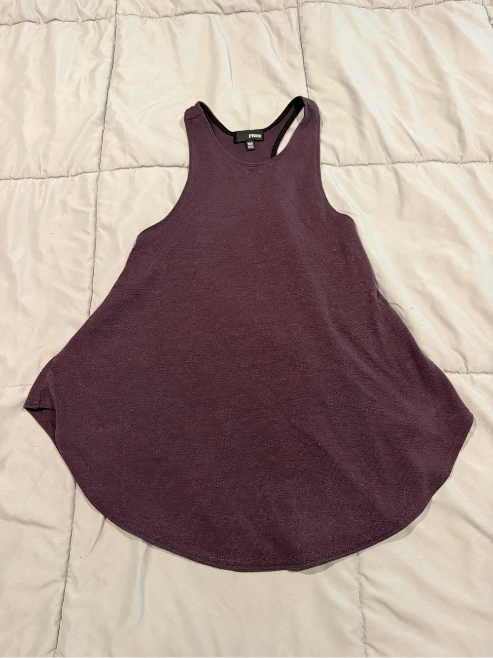 Wilfred Free Plum Racerback Tank Top